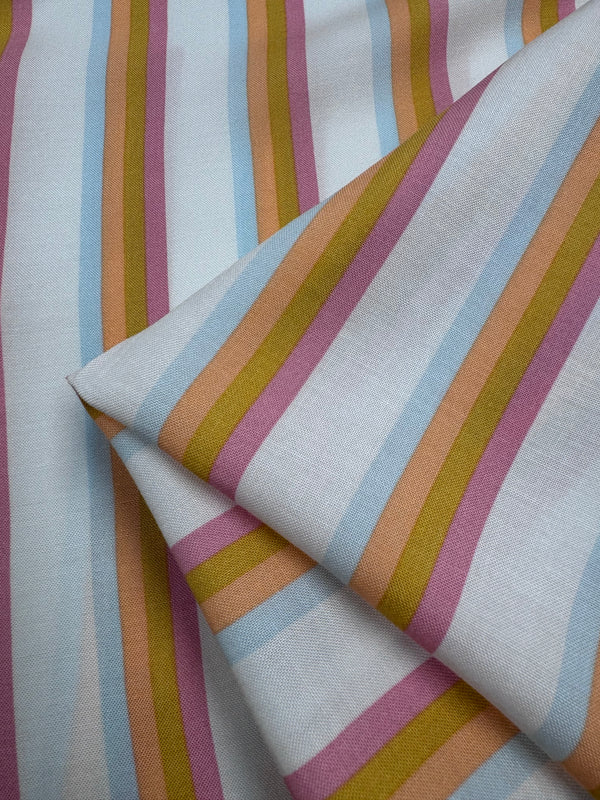 Designer Rayon - Candy Stripe- 144cm