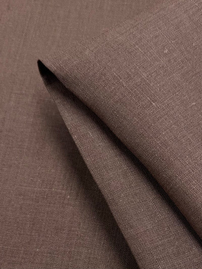 100% Pure Linen  - Pecan Pie - 145Cm