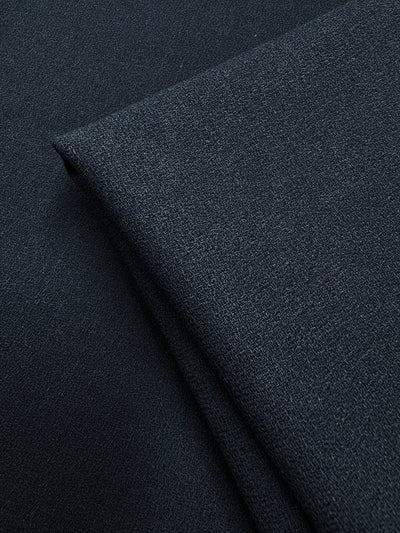 Wool Suiting crepe - Navy - 140cm