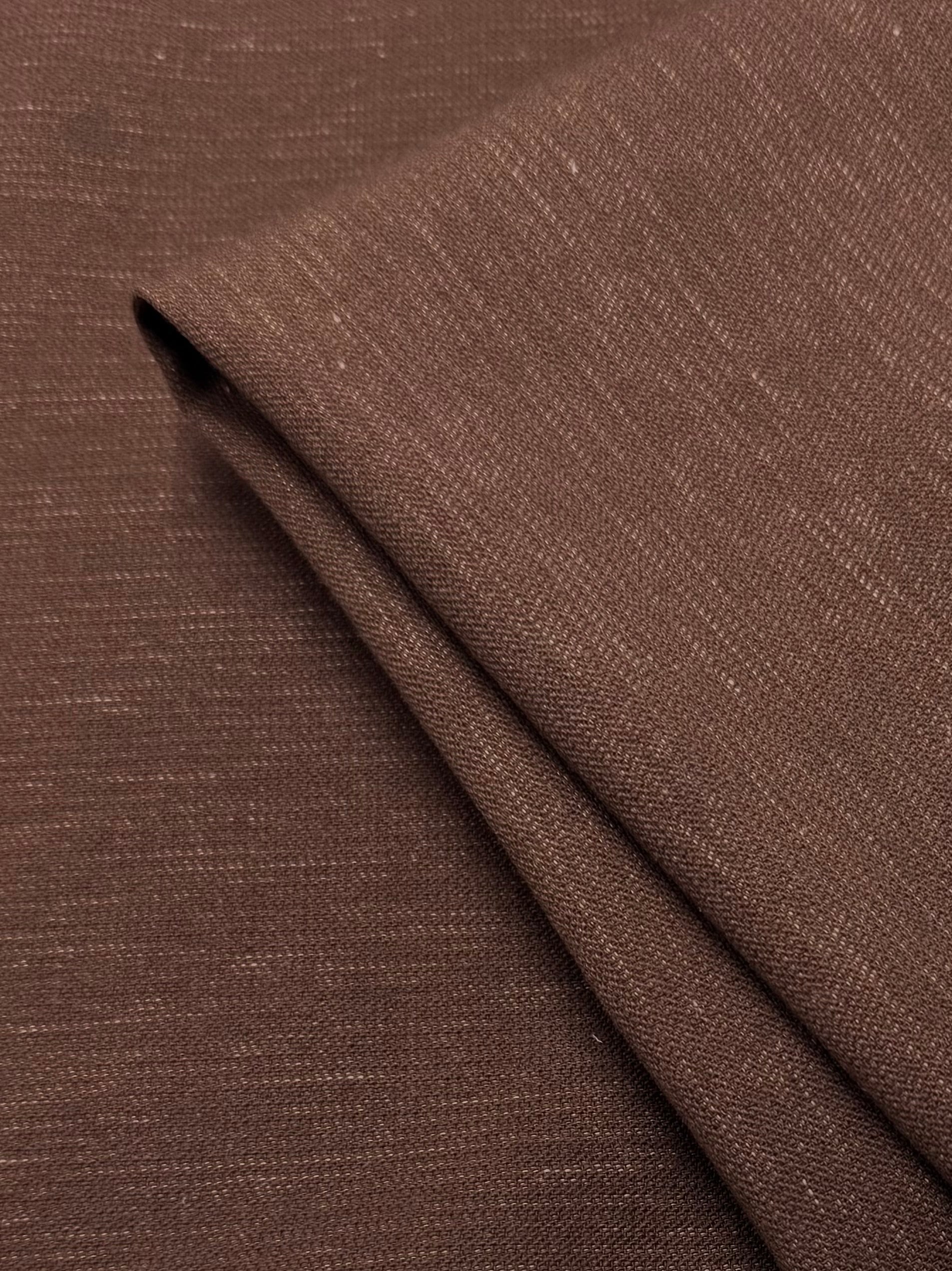 Wool Suiting Twill - Downtown Brown - 154cm