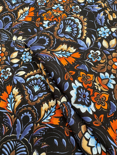 Mercerised Viscose  - Autumn Medallion - 150cm