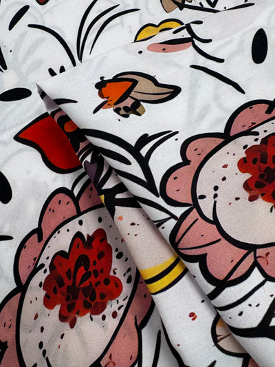 Designer Rayon - Meadow Sketch - 145cm