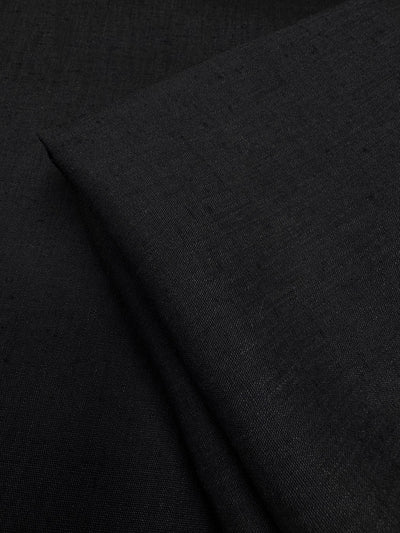 Pure Linen - Black - 138Cm