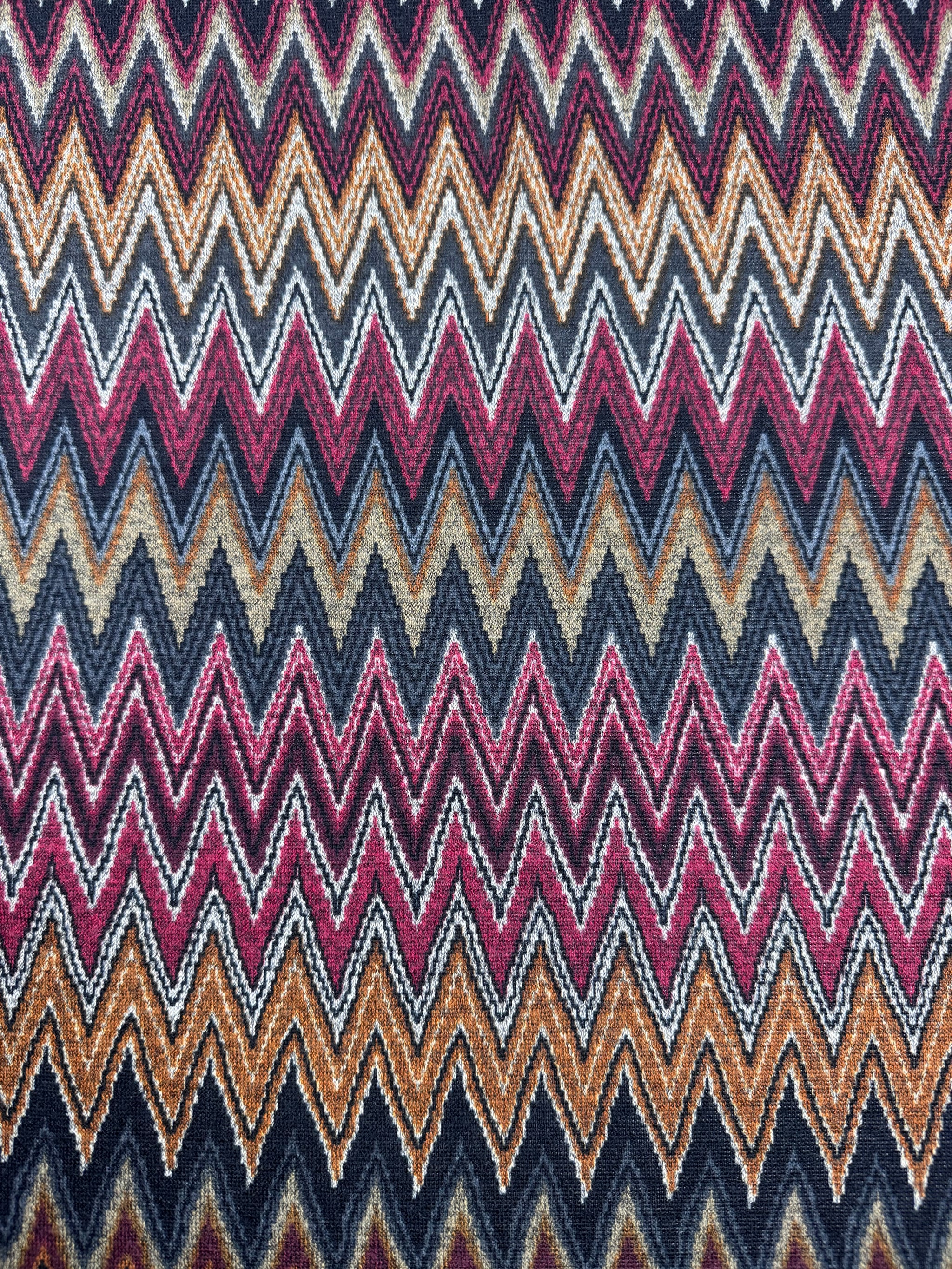 Textured Knit - Amber Zigzag - 150cm