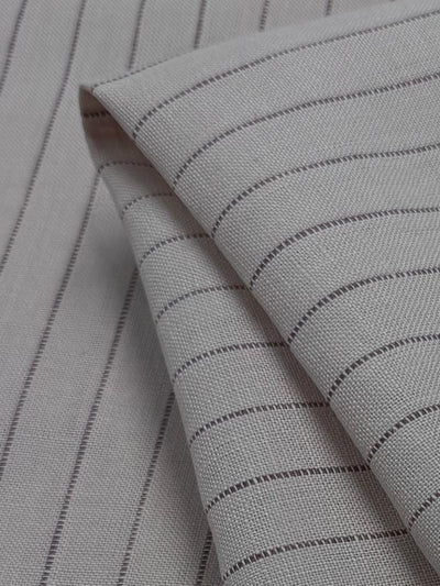 100% Pure Linen  - PinStripe - 145Cm