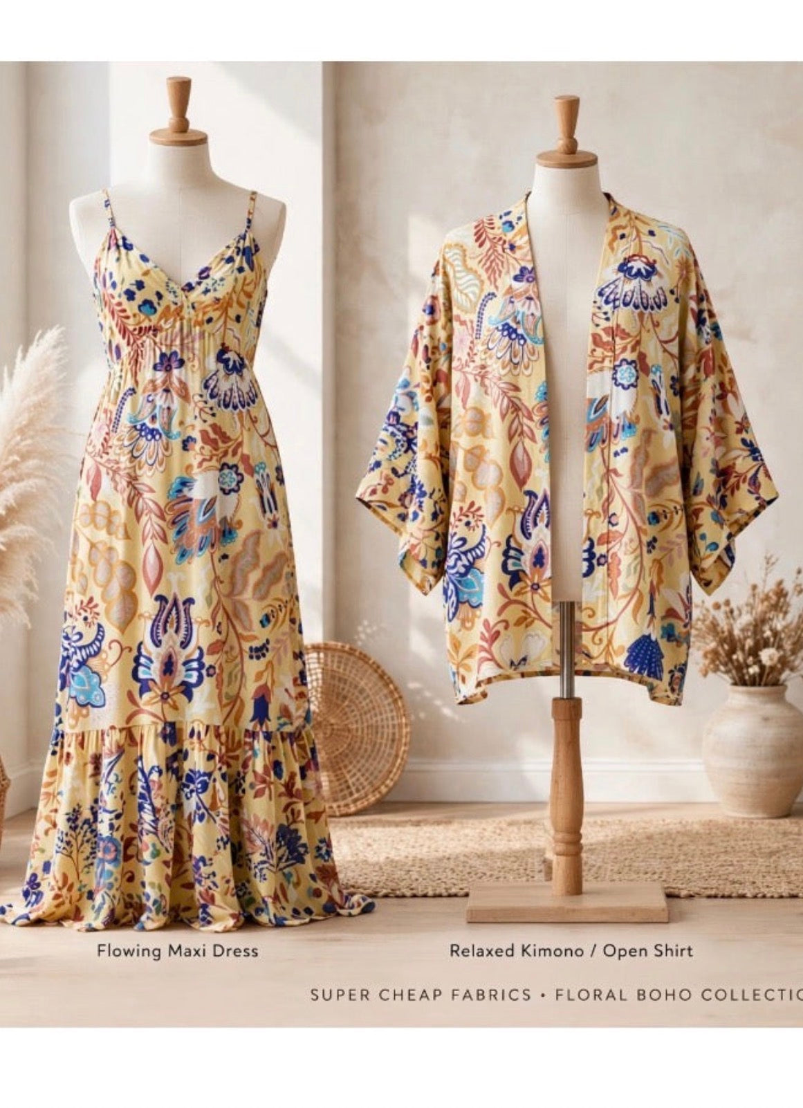 Printed Cotton - Ornate Garden - 150cm