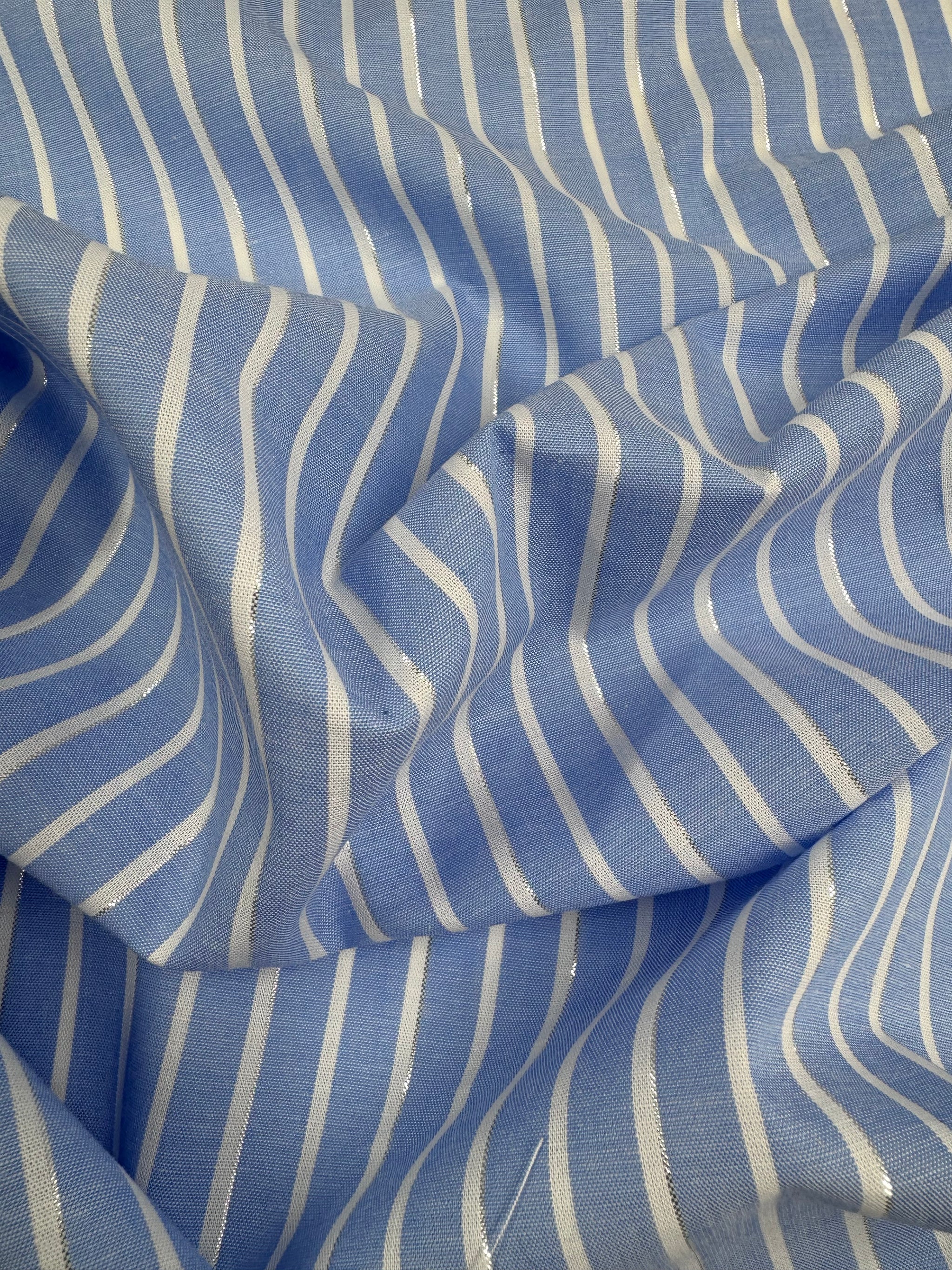 Cotton Stripes -  Boy Blu - 150cm