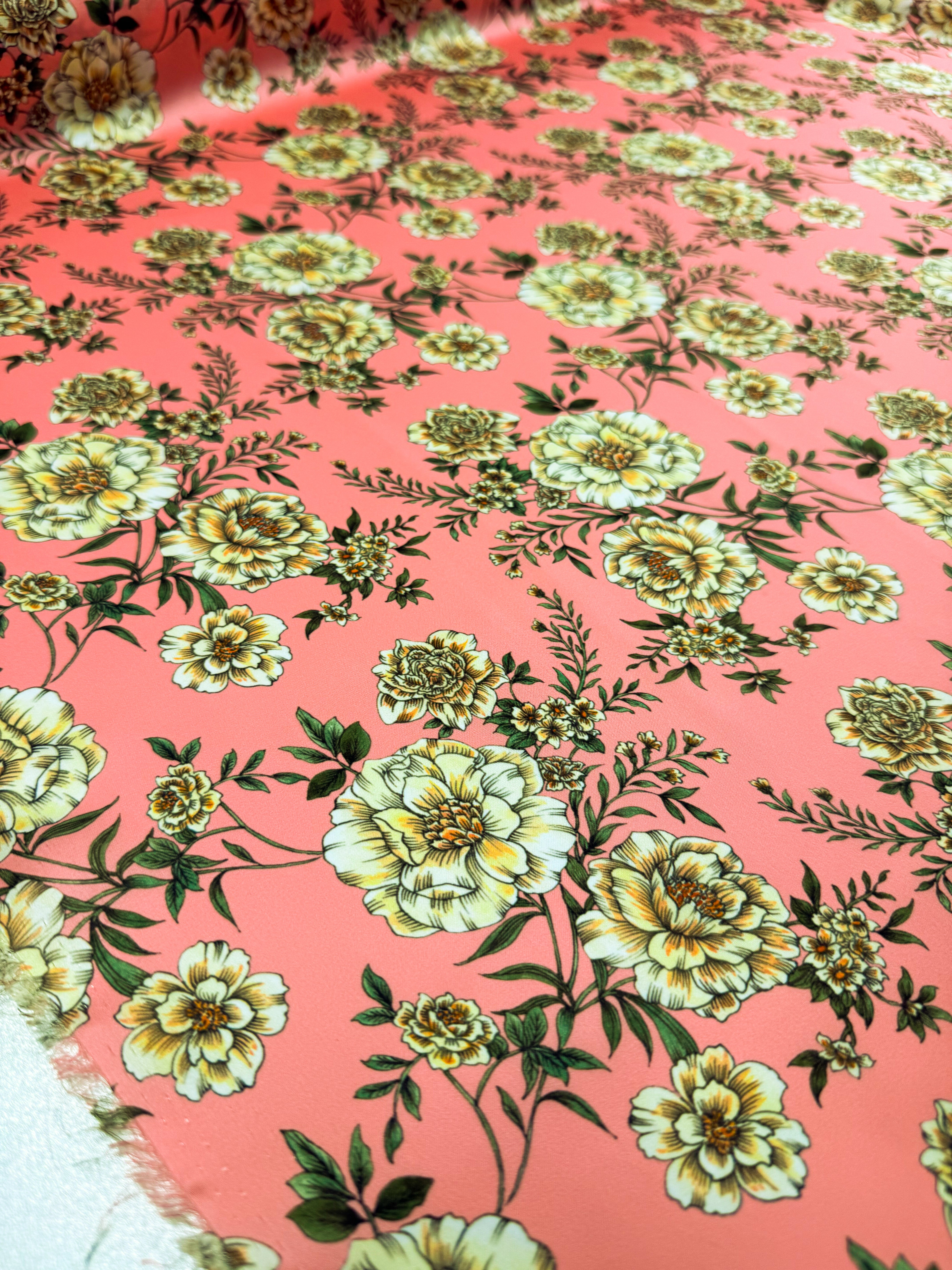 Silky Satin - Whisper Coral - 148cm
