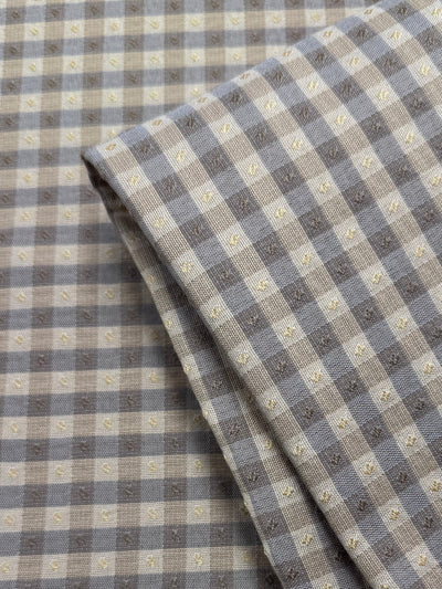 Upholstery - plaid biscuit - 144cm