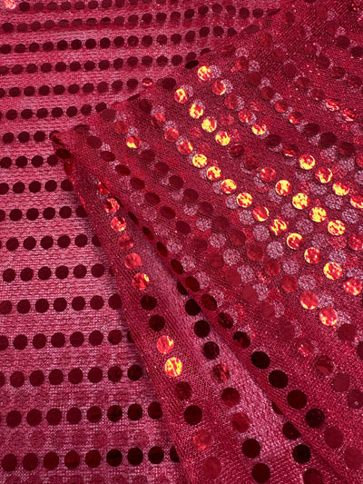 Dance Sequin - Red - 112cm