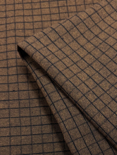 100% Pure Linen - Harvest Check - 145Cm