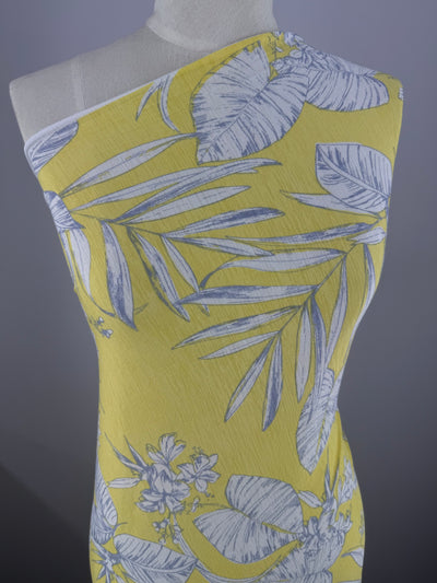 Designer Printed Lycra - Citrus Palm - 142cm