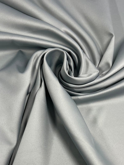 Stretch Satin Deluxe - Silver Mist - 150cm