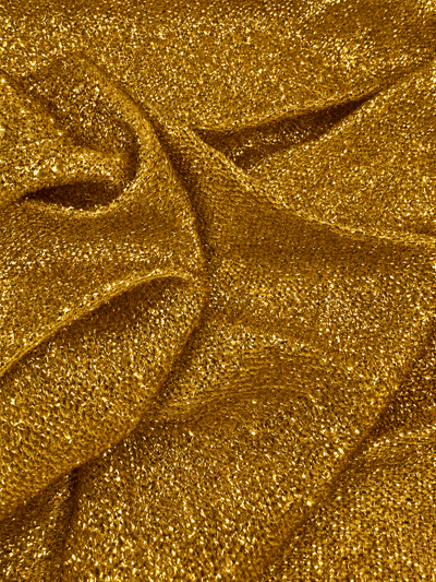 Lurex Stretch Knit - Gold - 155cm