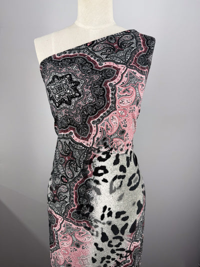 Designer Printed Lycra - Baroque Leopard - 150cm