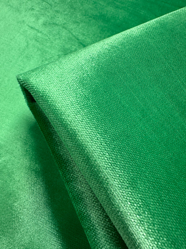 Upholstery Velour - Irish Green - 147cm