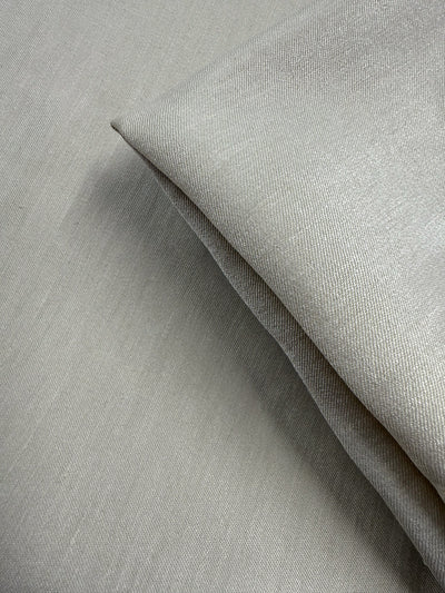 Stretch Linen Twill - Bone Sheen - 133cm