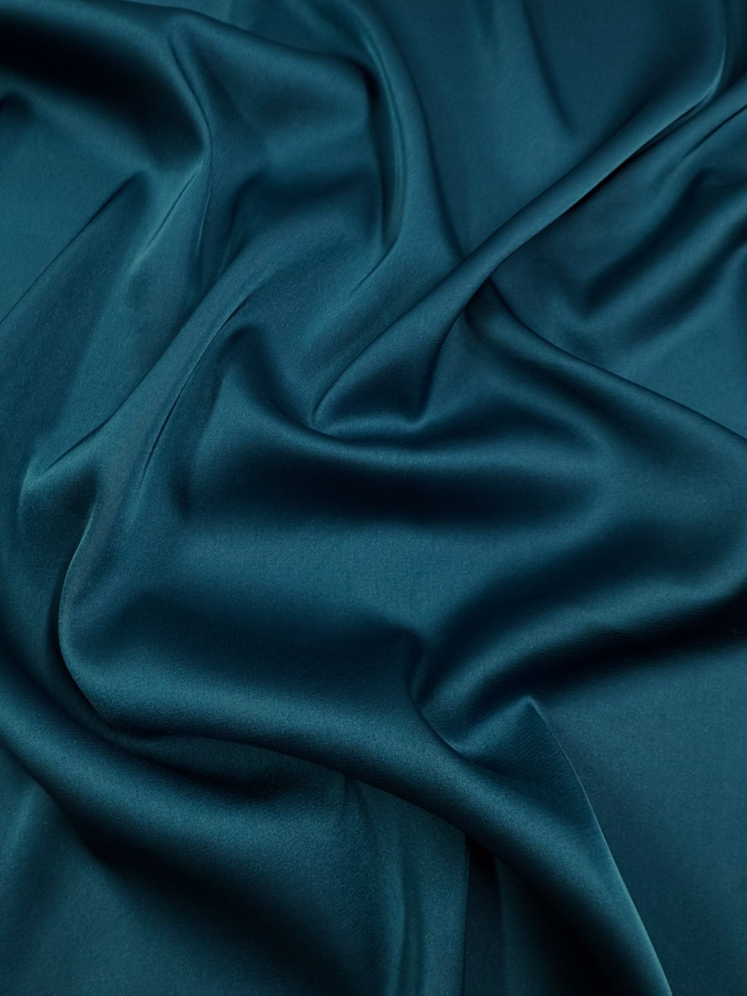 Liquid Satin - Moroccan Blue - 150cm
