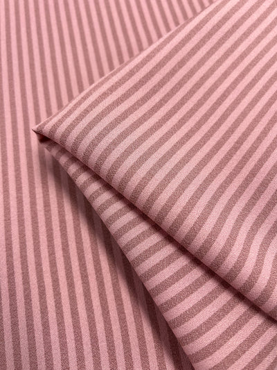 Striped Crepe - Blush - 150cm