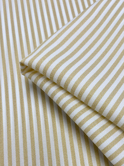 Striped Crepe - Raffia - 150cm