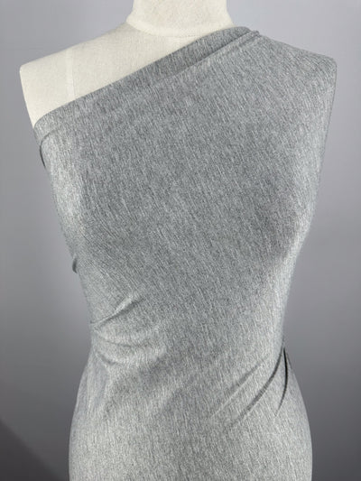 Cotton Lycra - Melange Grey - 160cm