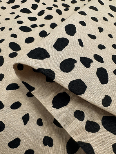 Linen Blend - Cuban Leopard - 135cm