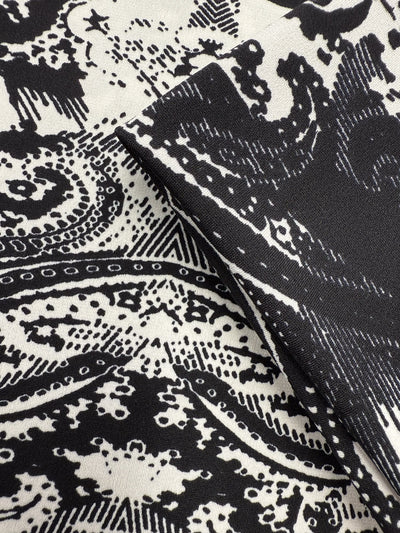 Crepe Lycra - Mono Botanical - 150cm