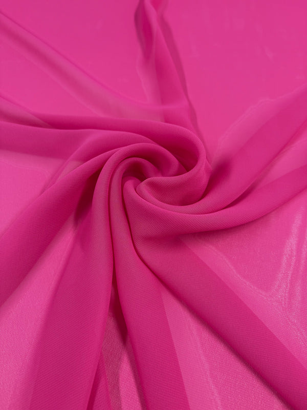 Hi-Multi Chiffon - Pink Peacock - 150cm