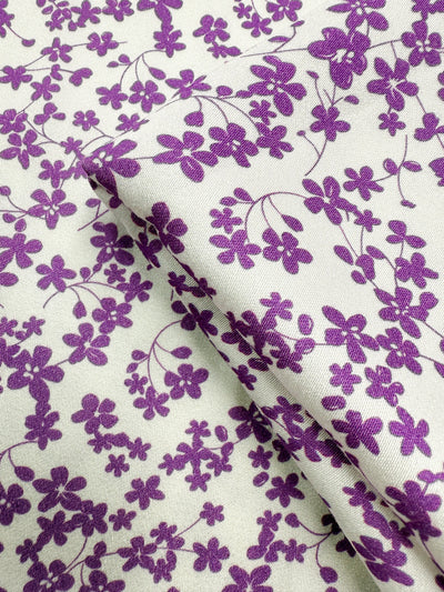 Mercerised Rayon - Violet Meadow - 150cm