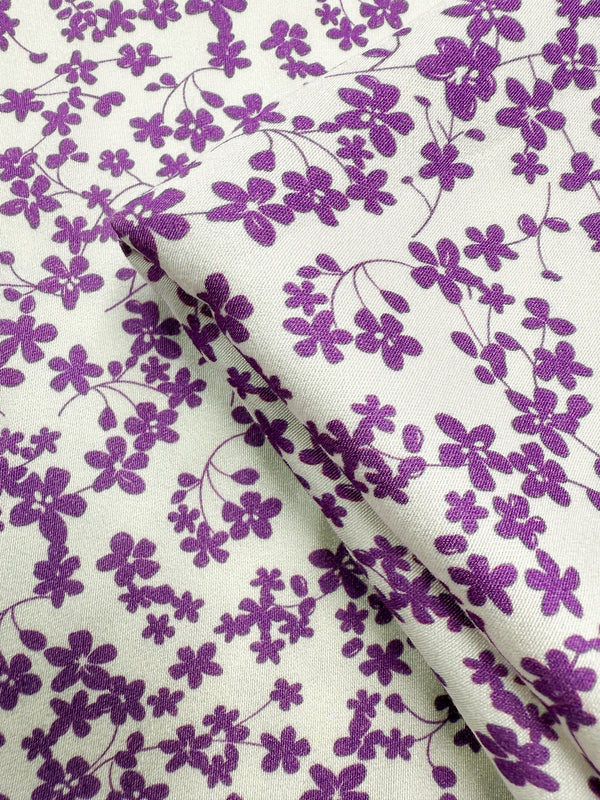 Mercerised Rayon - Violet Meadow - 150cm