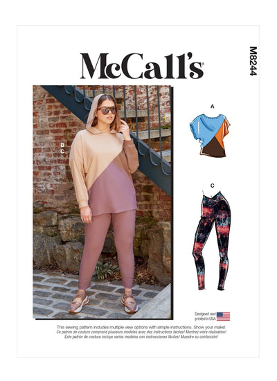 Pattern - Mccall's - M8244 - Misses’ and Women’s Tops and Leggings