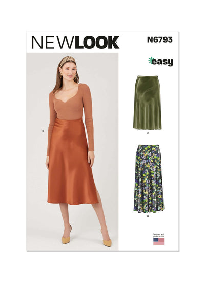 Pattern - New Look - 6793 - Misses’ Skirt in Two Lengths