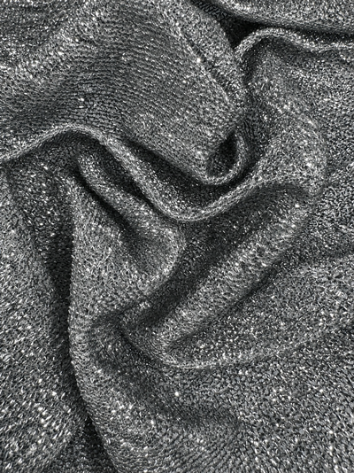 Lurex Stretch Knit - Silver - 155cm