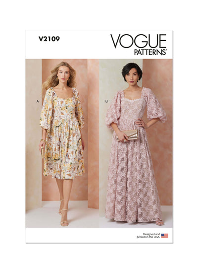 Pattern - Vouge - 2109 - Misses’ Gown in Two Lengths