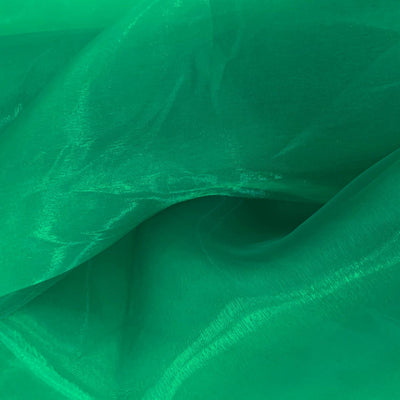 Organza - Emerald - 150cm - Super Cheap Fabrics